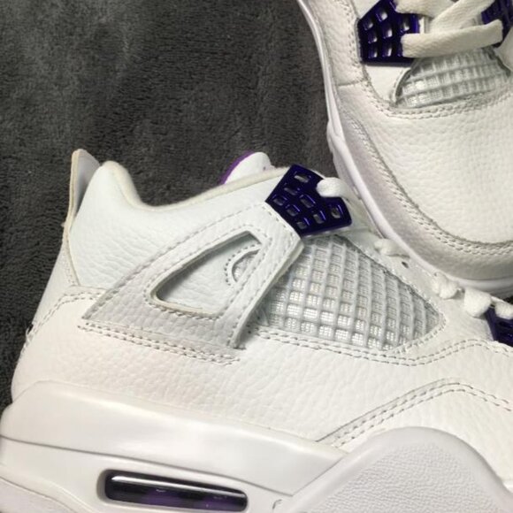 Jordan 4 retro purple metallic mens size 11 - Picture 3 of 5
